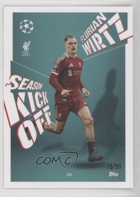 2025-26 Topps Total Football Season Kick-Off /99 Florian Wirtz #544 14dq