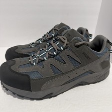 WORX by Red Wing 5007 Mens 10.5 Wide Safety Toe Work Shoes Athletic EH Gray Blue