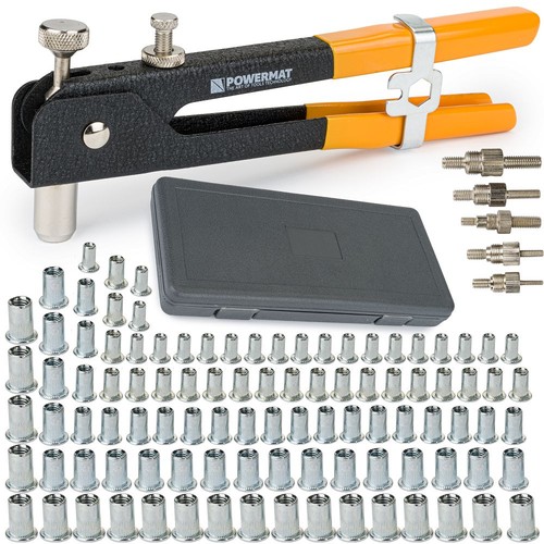 Pinza Rivetti Pinza Per Rivetti Manuale M3 M4 M5 M6 M8 Set Con Rivetti Valigetta ...