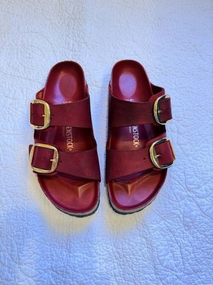 Birkenstock Arizona Zinfandel Sole 40 EUR Size 9.5 US 100% Leather