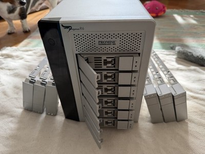 Promise Pegasus R6 Thunderbolt RAID Gehäuse inkl. 12 Original Caddies ohne HDD