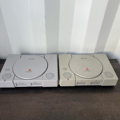 Playstation 1 PS1 Konsole SCPH-1002 & SCPH-7502 Ersatzteile oder Reparaturen ungetestet