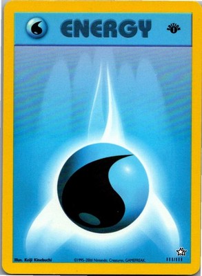 Wasser-Energie 111/111 | Neo Genesis | Englisch | 1. Edition | Pokémon TCG