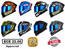 VCAN H162 Motorbike Helmet with Sun Visor - F...