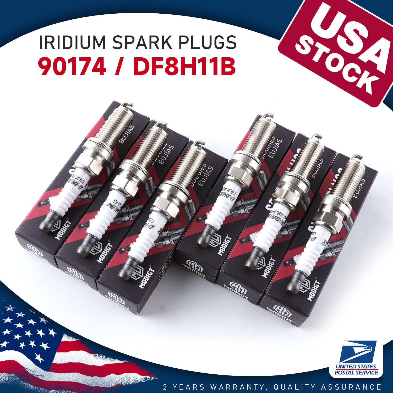6PCS Spark Plugs Fit NGK 90174 Laser Iridium for Infiniti G37 2008-2013 V6-3.7L
