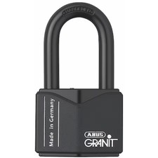 Abus 37Hb/55 Kd Padlock, Keyed Different, Long Shackle, Square Hardened Steel