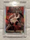 HUGE MICHAEL JORDAN 21 CARD LOT-INCLUDING STICKY FINGERS -Which Last Sold For 5K