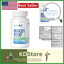 Guaifenesin 600 mg Extended Release - Mucus Chest Congestion Relief 150 Co...