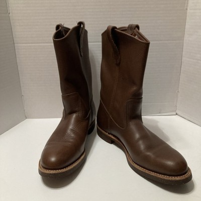 Red Wing Pecos Leather Work Boot 1178 Heritage Nailseat Soft Toe