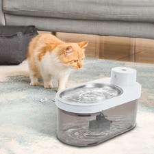 Pet Water Fountain for Cats and Dogs - Cordless, Large Capacity, Low Noise