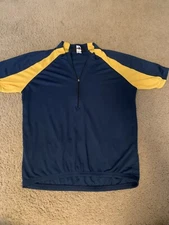 Bellwether Cycling Jersey L Blue Yellow Racing Made In The USA