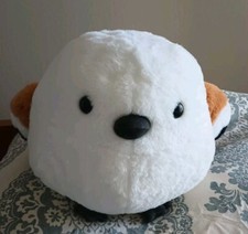 NWT New 16" Takashoji Kebukai Love Bird Large Plush White Owl Round 1 Jumbo