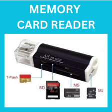 USB 2.0 Memory Card Reader Adapter | Micro SD SDHC SDXC TF Hi-Speed