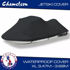 Jet-Ski Waterproof Cover Elastic Hem & Strap Heavy Duty Outdoor Cover XLarge