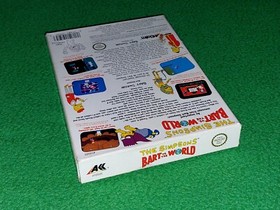 Los Simpson Bart vs. The World PAL B NES embalaje original sin instrucciones muy buen estado 