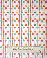 Candy Fabric - Lolipop Sweet Candies Kitchen Timeless Treasures C1357 - Yard