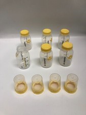 Medela 5 Oz Bottles Storage with Lids set of 6