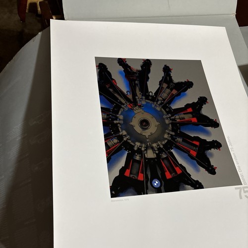 BMW 132 A Airplane Radial Engine Classic Car Accessory Art Print Poster Gift