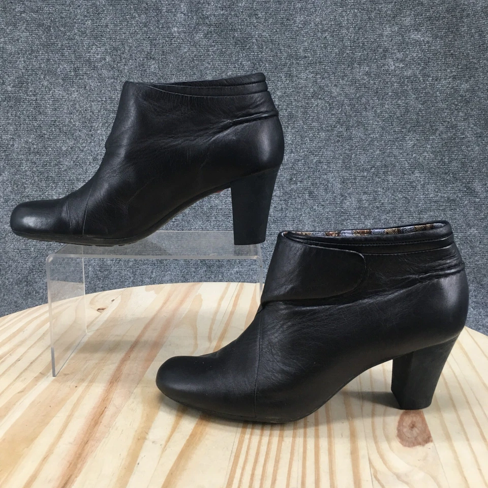 Botas Camper Mujer 6 Ganchos y Lazos Botines Cuero Negro Tacones Informales Foto 2 de 4