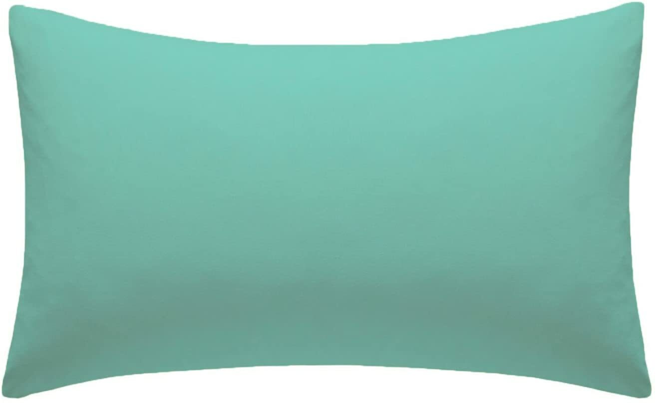 2 x Pillow Case Plain 100 Egyptian Cotton T200 HouseWife Pillow Pair