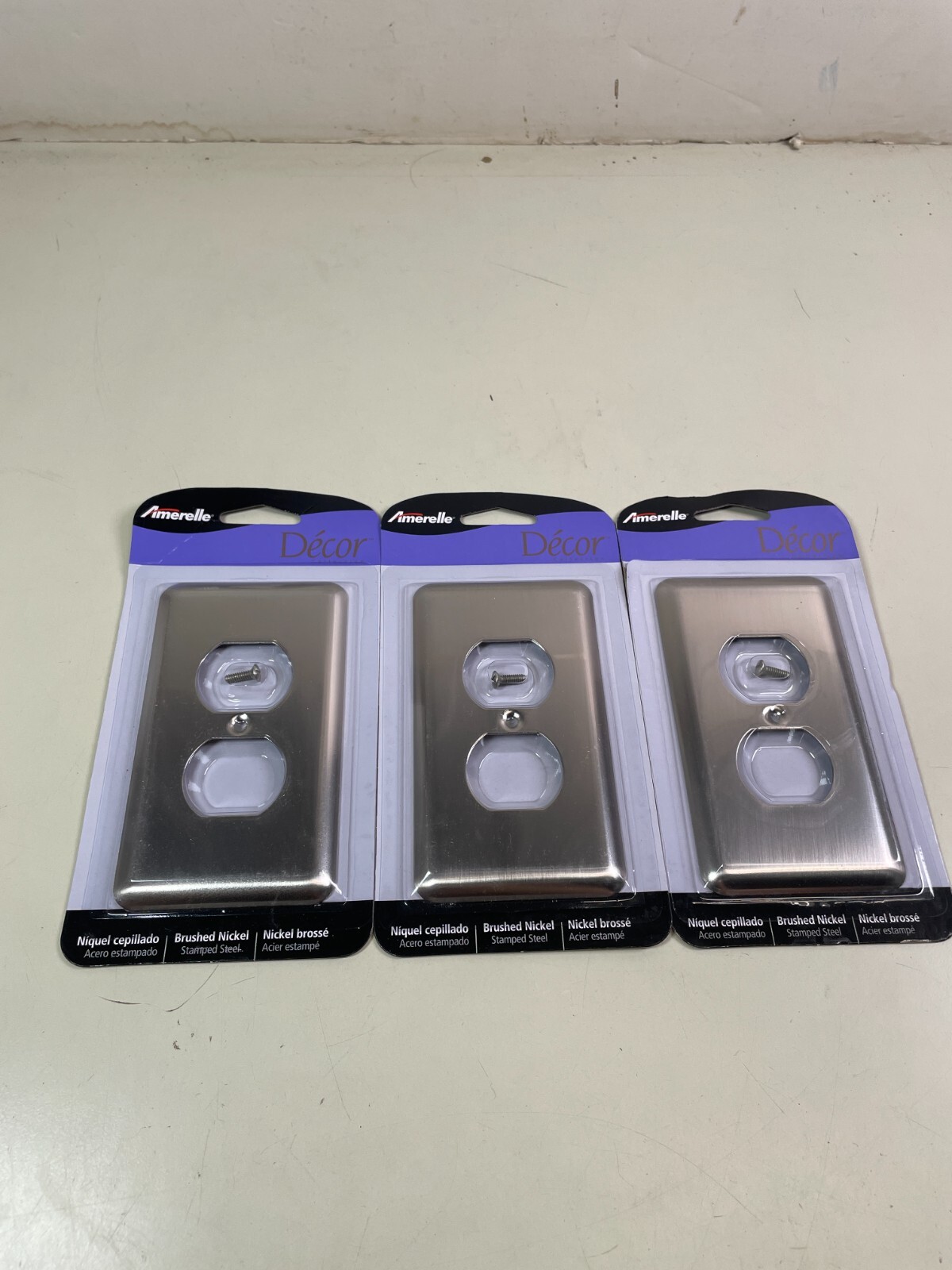 Brushed Nickel Steel 2dpw 3x