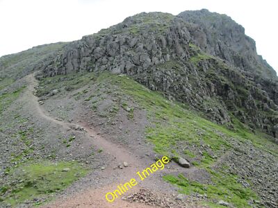 Foto 12x8 Windige Lücke zwischen grünem Giebel und großem Giebel Seathwaite\/NY231 c2013