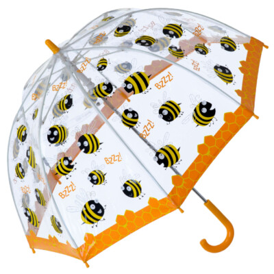 Bugzz PVC Kuppelschirm für Kinder (neues Design) - Busy Bee