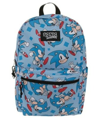 Sonic the Hedgehog - All over Print Backpack NWT.  