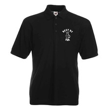 Best by Par Golf Design Fathers Day Birthday Mens Black Polo Shirt XTSN279