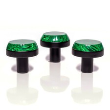 Handmade Malachite Gemstone Knob –Round Drawer Pull | Elegant Handle