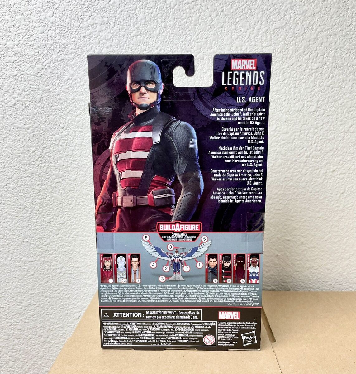 Hasbro Marvel Legends Series Avengers 6-Inch Action Figure Toy U.S. Agent  and 2 Accessories, For Kids Ages 4 and Up - Marvel