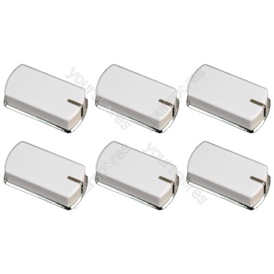 Backofen Herd Kochfeld Grill Bedienknöpfe für Belling von Ufixt - 6er-Pack