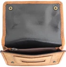 Quality Full Grain Vintage Leather Tobacco Pouch Style: 12035 BROWN Compact Size
