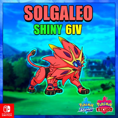 Solgaleo Ultra Shiny Legendary Pokemon Spear Shield Delivery In 10 Minute Ebay