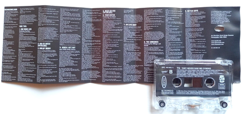 TQ - "THEY NEVER SAW ME COMING" - Tape, MC, K7, Audio Cassette [1998] - Picture 4 of 5