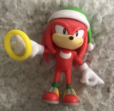Sonic the Hedgehog Christmas Advent Calendar Knuckles Figure w Ring 2022 Jakks