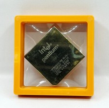 High Collection Value of Intel PENTIUM SL25J Gold Plated CPU  protective case  