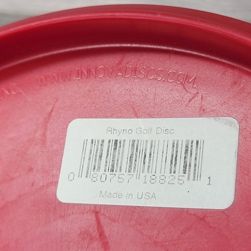 Innova Rhyno Disc Golf Putter 170g 2/1/0/3 Red W Black PDGA Putt Approach USA - Picture 6 of 7