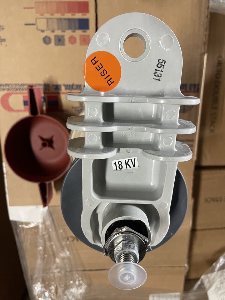 OHIO BRASS, DIST ARRESTER, RISER, HPS, PVR OPTIMA, 18kV, 15.3kV MCOV ...