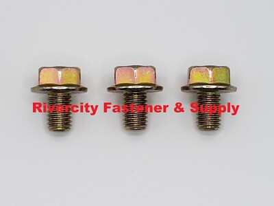 (50) M8-1.25x12 Hex Flange Bolts Grade 10.9 DIN 6921 M8x1.25x12 Screws ZY
