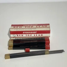 Vintage Eversharp Pencil Lead (6) Hard Standard Tubes Original Box