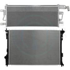 Radiator & AC Condenser Cooling Kit For 2013-2019 Ford Explorer 4-Door 3.5L V6