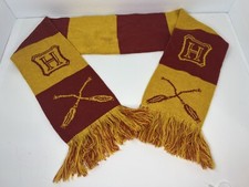 Gryffindor Scarf Hogwarts Broom Wizarding World of Harry Potter Knit Loot Crate