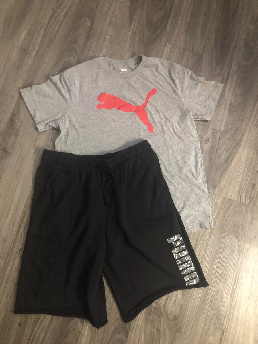 Men s Puma SE Way 1 Herzogenaurach Shorts Set DE 91074 BLK Tee