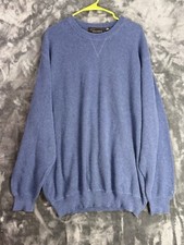 Greg Norman Sweater Men  s Size XL Blue Pullover Long Sleeve Casual Preppy Golf
