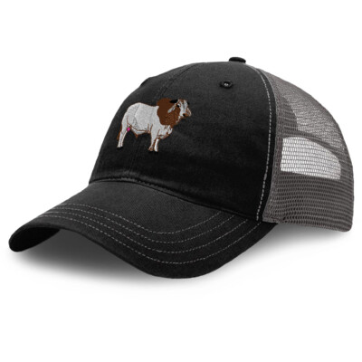 Richardson Trucker Hat Western Horse Bull Farm Animal Cattle Brahman Cotton