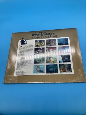 Disney 40周年　カレンダー Walt Disney Classics Calendar 1982 Sealed New | eBay