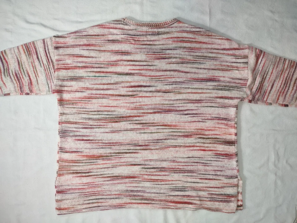 Suéter Suave Rosa Y Crema Multicolor Manga Larga - Talla XXL - Por Van Heusen Foto 2 de 4