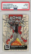 Fernando Tatis Jr. 2022 Donruss Bomb Squad Vector #BS5. PSA Graded- EX MT 6