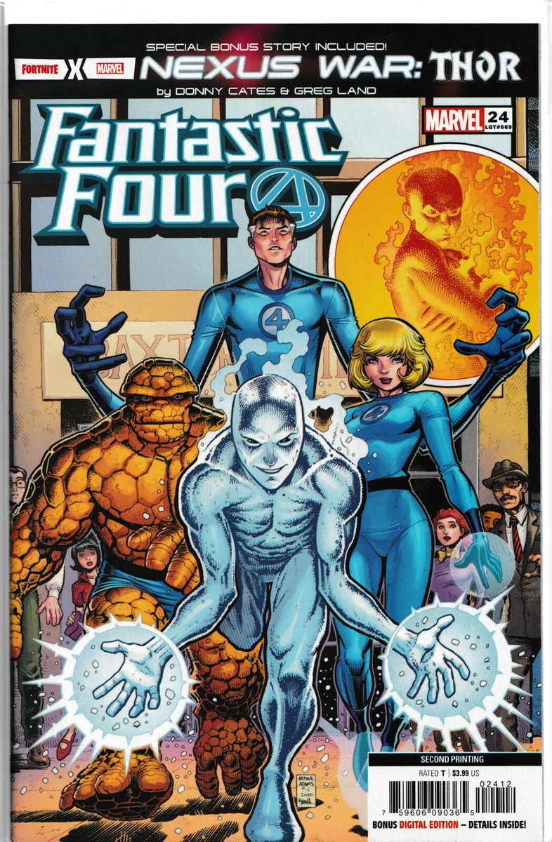 FANTASTIC FOUR #24 (SILVER SURFER VARIANT)(2ND PRINT) ~ Marvel